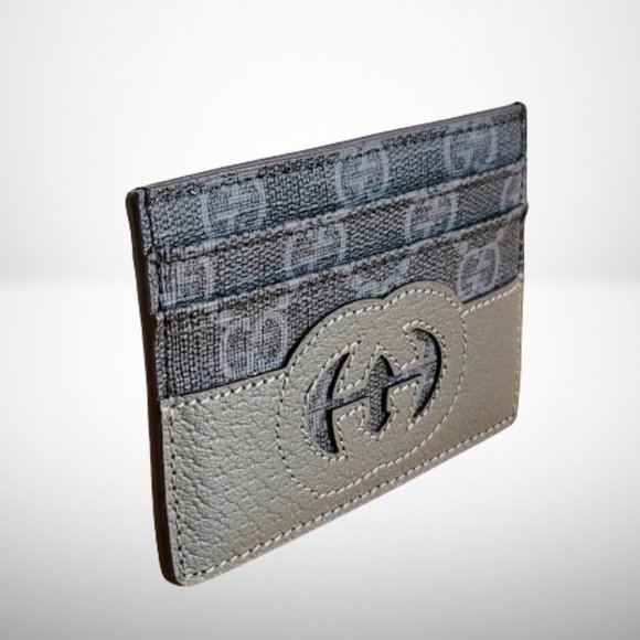 Gucci Other - GUCCI CARD CASE WITH CUT-OUT INTERLOCKING G